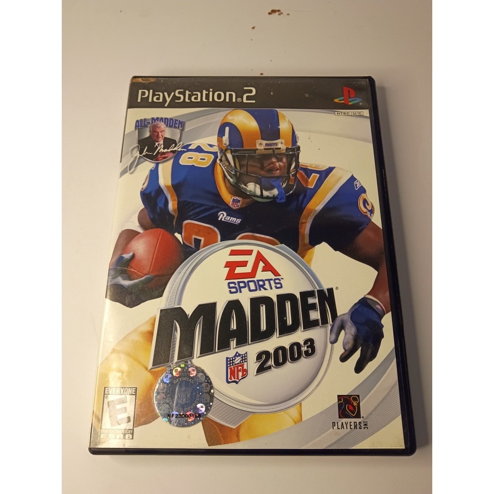 EA SPORTS Madden NFL 2003 Sony PS2 Manual Included NTSC-U/C E 2002 Sports